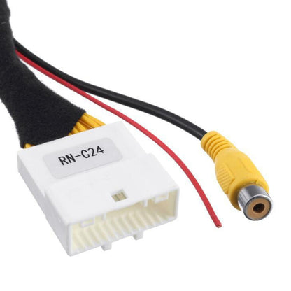 For Renault Car 24Pin Video Input Switch Reverse Parking Camera RCA Adapter Cable, For Renault