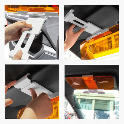 Car Buttons Day Night 2 in 1 Dazzling Goggle Sunshade, Buttons