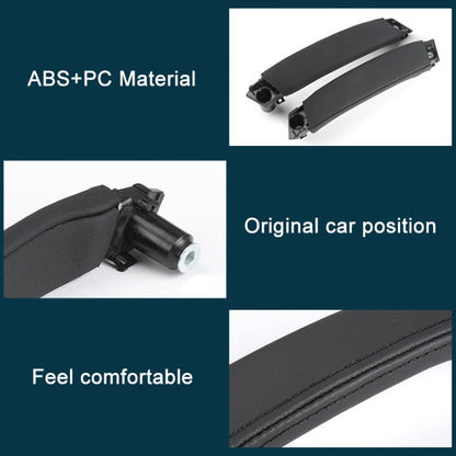 For Land Rover Discovery 2015-2019 Car Leather Texture Inside Door Right Handle LR076163, Left Driving, Leather Texture Right Handle