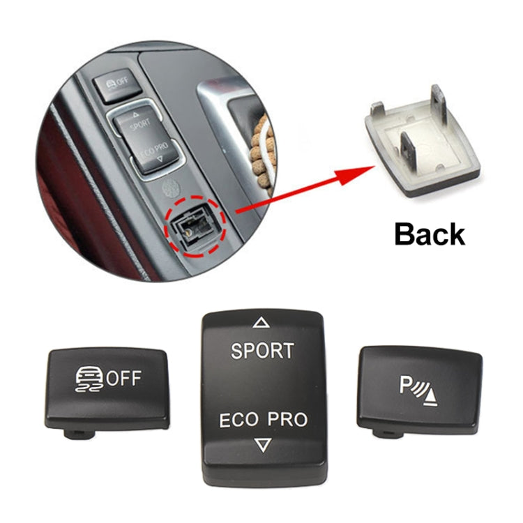 For BMW 3 Series Left Driving Car Central Control Multi-function Sport Button 6131 9252 912, Sport Button (Black), Sport Button (Red)