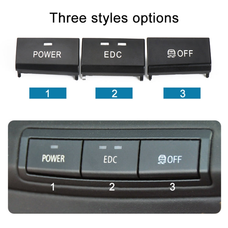 For BMW 3 Series E93 2005-2012 Car Central Control Multi-function Button No.2 6131 7841 136, No.2