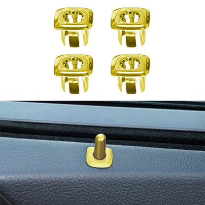 For BMW 5 Series 2011-2017 4 in 1 Car Interior Door Window Trim Panel Locking Knob Button Cover 5142 9171 769, Red, Silver, Gold, Blue