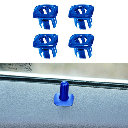 For BMW 5 Series 2011-2017 4 in 1 Car Interior Door Window Trim Panel Locking Knob Button Cover 5142 9171 769, Red, Silver, Gold, Blue