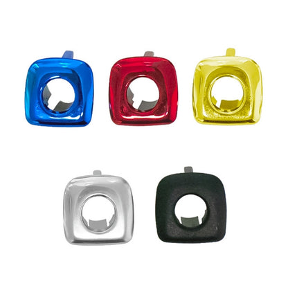 For BMW 5 Series 2011-2017 4 in 1 Car Interior Door Window Trim Panel Locking Knob Button Cover 5142 9171 769, Gold, Blue, Red, Silver