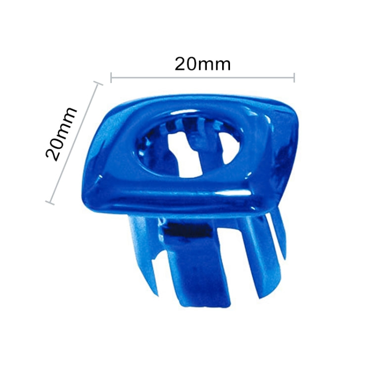 For BMW 5 Series 2011-2017 4 in 1 Car Interior Door Window Trim Panel Locking Knob Button Cover 5142 9171 769, Gold, Blue, Red, Silver