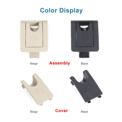For Toyota Camry 2017- Car Rear Child ISOFIX Switch Seat Safety Cover Assembly 2059200513, ISOFIX Assembly (Beige), ISOFIX Assembly (Black)