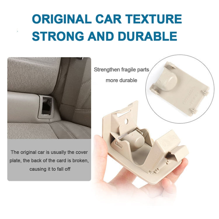 For Toyota Camry 2017- Car Rear Child ISOFIX Switch Seat Safety Cover Assembly 2059200513, ISOFIX Assembly (Beige), ISOFIX Assembly (Black)