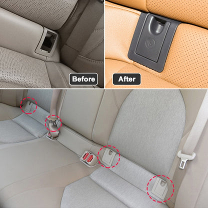 For Toyota Camry 2017- Car Rear Child ISOFIX Switch Seat Safety Cover Assembly 2059200513, ISOFIX Assembly (Beige), ISOFIX Assembly (Black)
