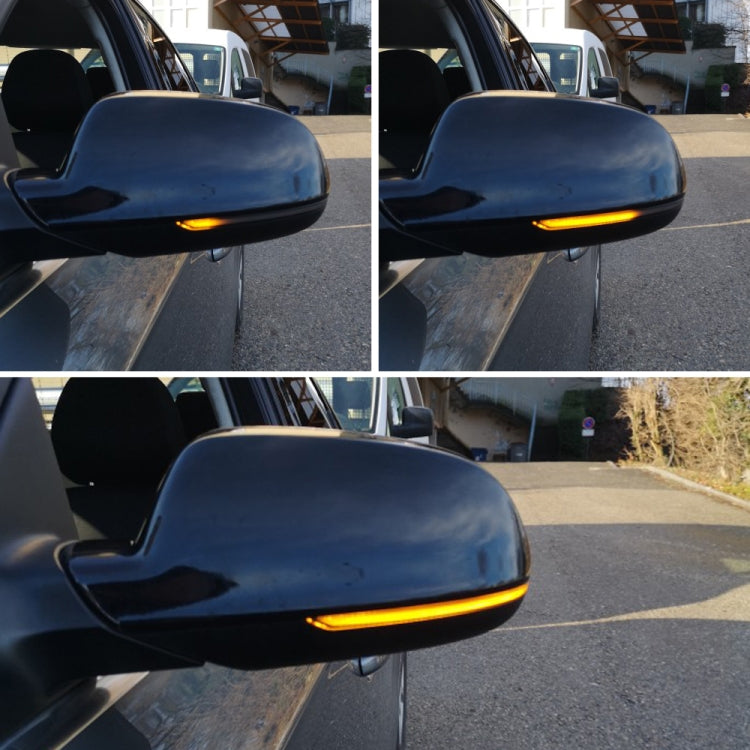 1 Pair For Audi A4 B8.5 Car Dynamic LED Turn Signal Light Rearview Mirror Flasher Water Blinker, For Audi A4 B8.5