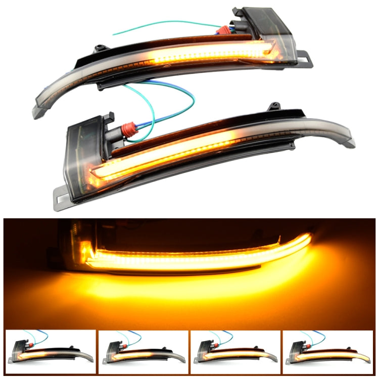 1 Pair For Audi A4 B8 Car Dynamic LED Turn Signal Light Rearview Mirror Flasher Water Blinker, For Audi A4 B8