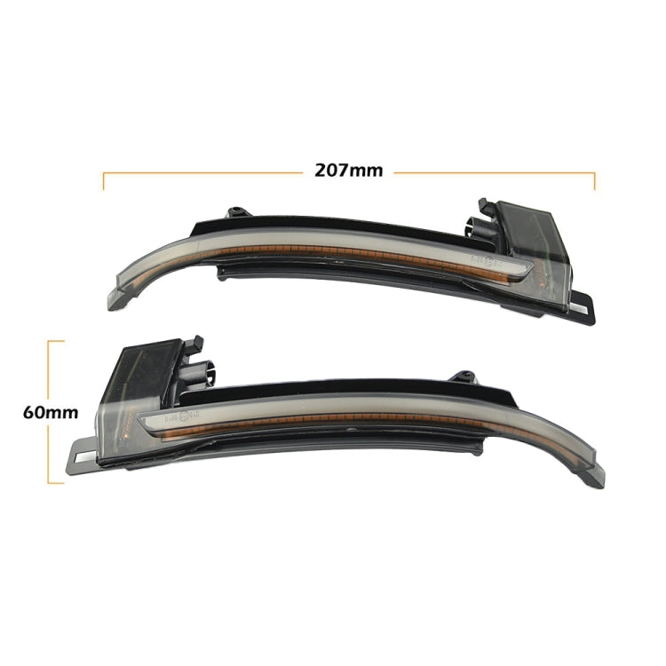 1 Pair For Audi A4 B8 Car Dynamic LED Turn Signal Light Rearview Mirror Flasher Water Blinker, For Audi A4 B8