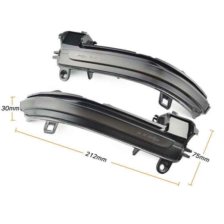 1 Pair For BMW 3 Series F20 Car Dynamic LED Turn Signal Light Rearview Mirror Flasher Water Blinker, For BMW 3 Series F20 (Blue)