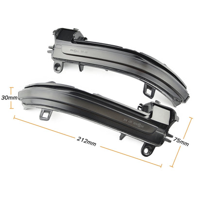 1 Pair For BMW 3 Series F20 Car Dynamic LED Turn Signal Light Rearview Mirror Flasher Water Blinker, For BMW 3 Series F20 (Blue)