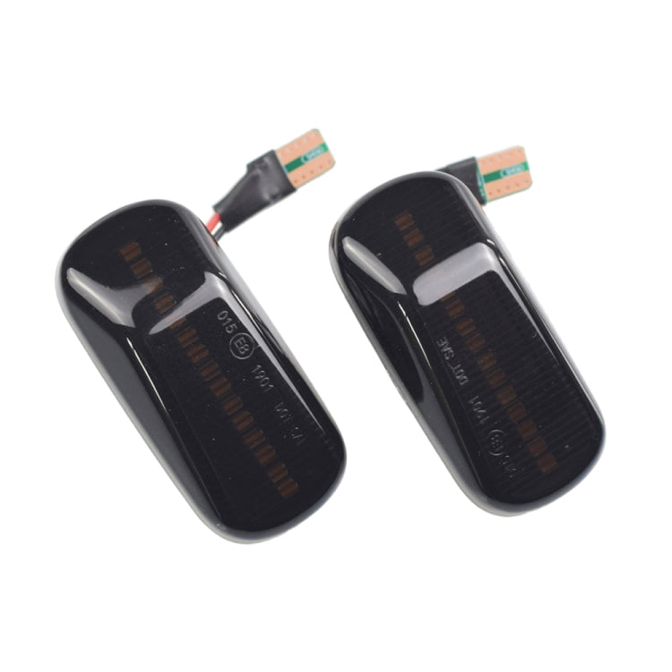 2pcs For Honda Civic 2001-2015 Car Dynamic LED Fender Side Light 34301-S5H-T02, For Honda Civic 2001-2015 (Transparent Black), For Honda Civic 2001-2015 (Transparent)
