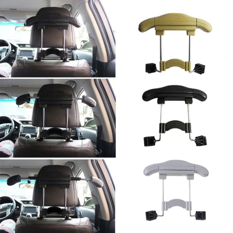 Car Faux Leather Retractable Coat Hanger
