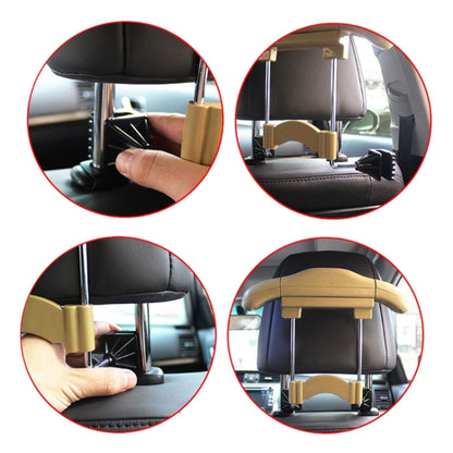 Car Faux Leather Retractable Coat Hanger