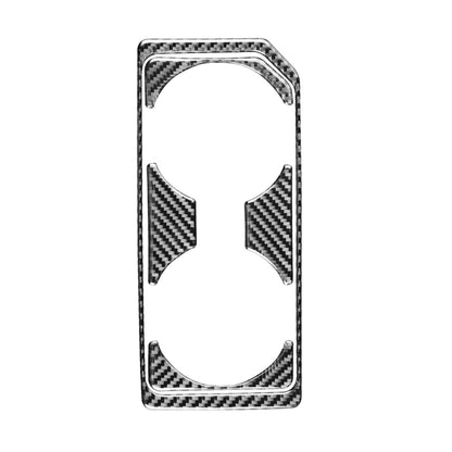 Car Carbon Fiber Front Water Cup Holder Frame Decorative Sticker for Ford F150 2017-2020, Left Drive, Front Water Cup Holder Frame , Left Drive