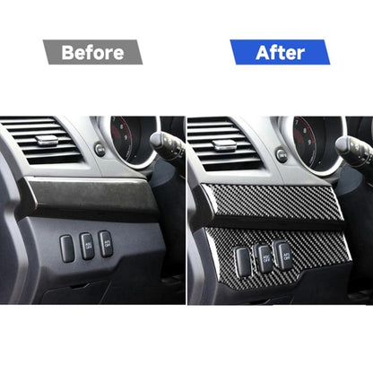 3 PCS Car Carbon Fiber Driver Light + Dashboard Decorative Sticker for Mitsubishi Lancer EVO 2008-2015, Left Drive, Driver Light + Dashboard