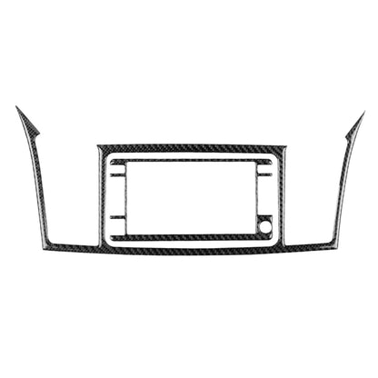 2 PCS Car Carbon Fiber Navigation System Display Decorative Sticker for Mitsubishi Lancer EVO 2008-2015, Left and Right Drive Universal, Navigation System Display