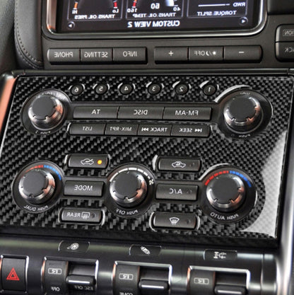 Car Carbon Fiber Instrument Control Panel Decorative Sticker for Nissan GTR R35 2008-2016, Right Drive, Instrument Control Panel, Right Drive