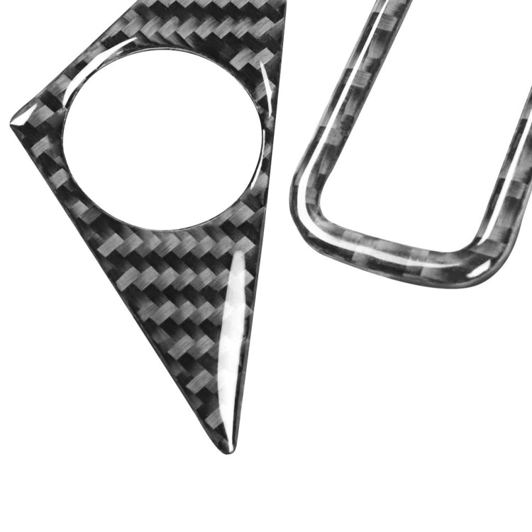 4 PCS Car Carbon Fiber Door Horn + Window Air Outlet Decorative Sticker for Nissan GTR R35 2008-2020, Left and Right Drive Universal, Door Horn + Window Air Outlet