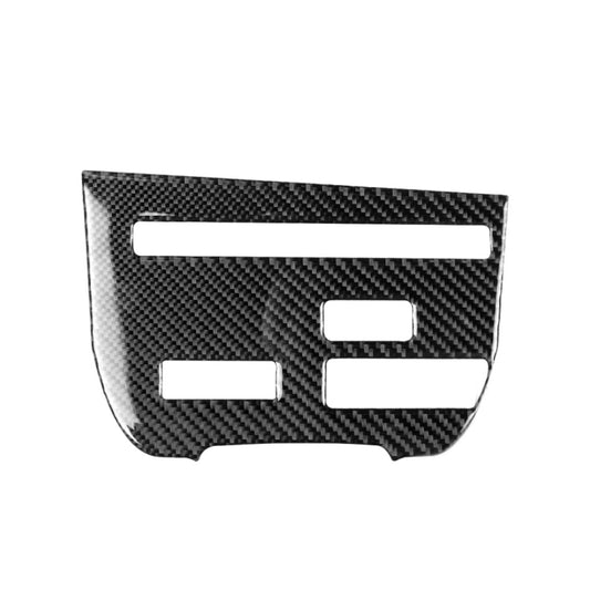 Car Carbon Fiber CD Player Console C Type Decorative Sticker for Nissan GTR R35 2008-2016, Left Drive, CD Player Console C