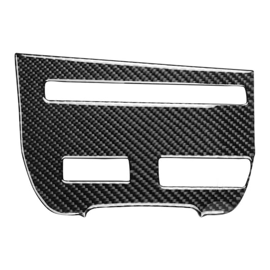 Car Carbon Fiber CD Player Console B Type Decorative Sticker for Nissan GTR R35 2008-2016, Left Drive, CD Player Console B