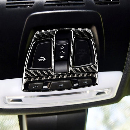 Carbon Fiber Car Reading Light Panel Decorative Sticker for BMW F20 2012-2017 / F30 / F34 / F32 2013-2017 / X5 2014-2017 / X6 2015-2017 / X1 2016-2017, Reading Light