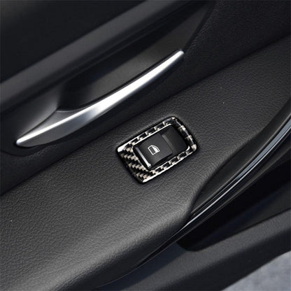 Carbon Fiber Car Lifting Panel Decorative Sticker for BMW F20 / F21 2012-2016 / F30 2013-2015 / F34 2013-2016, Lifting Panel
