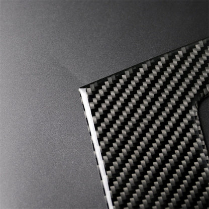 Carbon Fiber Car Central Control CD Panel Decorative Sticker for BMW E90 / E92 2005-2012, High Edition without Hole, CD Panel(High Edition without Hole)