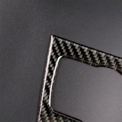 Carbon Fiber Car Central Control CD Panel Decorative Sticker for BMW E90 / E92 2005-2012, Non Navigation without Hole, CD Panel(Non Navigation without Hole)
