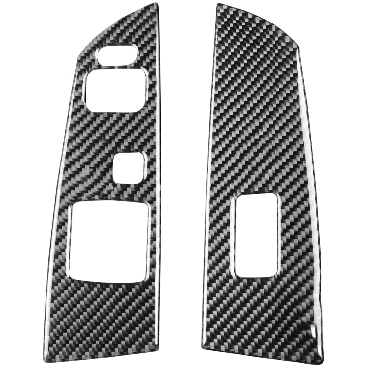 2 PCS Car Carbon Fiber Left and Right Lifting Panel Decorative Sticker for Mazda RX8 2004-2009, Left Drive Low-configured, Left and Right Lifting Panel, Left Drive Low-configured
