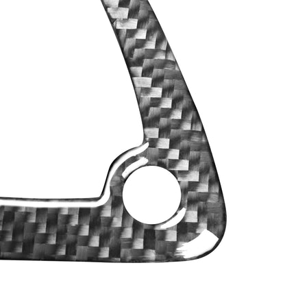 Car Carbon Fiber Seat Headrest Decorative Sticker for Mazda RX8 2004-2008, Left and Right Drive Universal, Seat Headrest