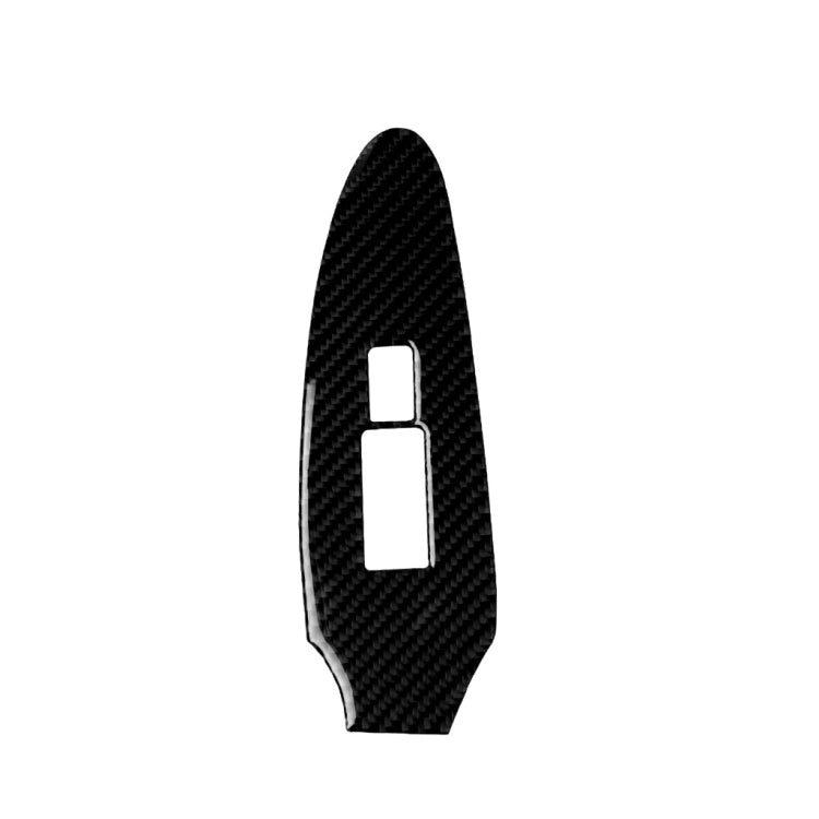 Car Carbon Fiber Vice Driving Side Door Lift Control Decorative Sticker for Nissan 370Z Z34 2009-, Left Drive, Vice Driving Side Door Lift Control Left Drive