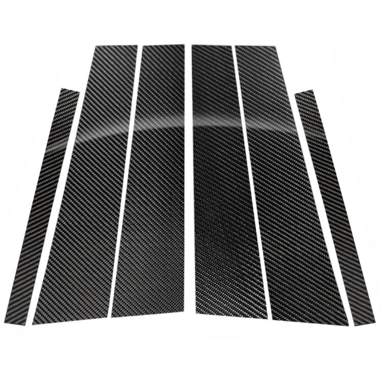 Car Carbon Fiber B Pillar Decorative Sticker for Mercedes-Benz GLE 2015-2019, Left and Right Drive Universal, For Mercedes-Benz GLE 2015-2019