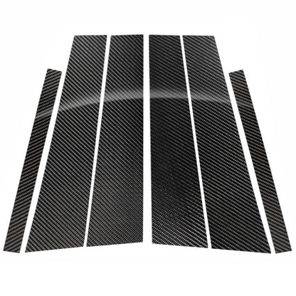 Car Carbon Fiber B Pillar Decorative Sticker for Mercedes-Benz GLE 2015-2019, Left and Right Drive Universal, For Mercedes-Benz GLE 2015-2019