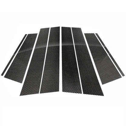 Car Carbon Fiber B Pillar Decorative Sticker for Mercedes-Benz E-Class 2017-2019, Left and Right Drive Universal, For Mercedes-Benz E-Class 2017-2019