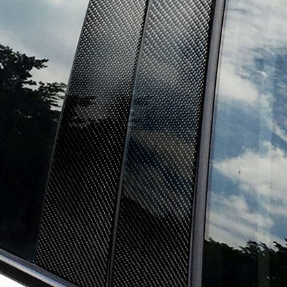 Car Carbon Fiber B Pillar Decorative Sticker for BMW X6 F16 2014-2018, Left and Right Drive Universal, For BMW X6 F16 2014-2018