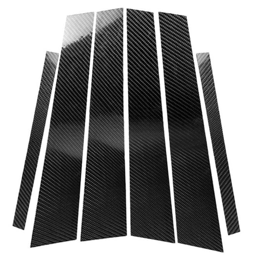 Car Carbon Fiber B Pillar Decorative Sticker for BMW X1 E84 2011-2015, Left and Right Drive Universal, For BMW X1 E84 2011-2015