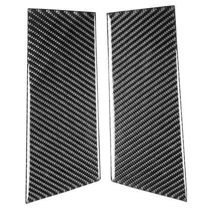 Car Carbon Fiber B-Pillar Decorative Sticker for Nissan 350Z 2003-2009, Left and Right Drive Universal, For Nissan 350Z 2003-2009