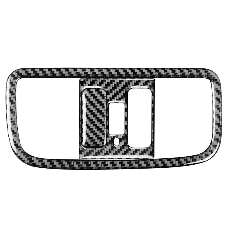 2 in 1 Car Carbon Ceiling Light Panel Decorative Sticker for Honda Civic 8th Generation 2006-2011, Left and Right Drive Universal, Ceiling Light Panel