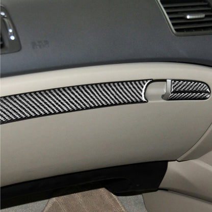 3 in 1 Car Carbon Fiber Front Passenger Seat Storage Box Decorative Sticker for Honda Civic 8th Generation 2006-2011, Right Drive, Front Passenger Seat Storage Box, Right Drive