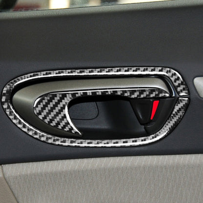8 in 1 Car Carbon Door Handle Decorative Sticker for Honda Civic 8th Generation 2006-2011, Left and Right Drive Universal, Door Handle