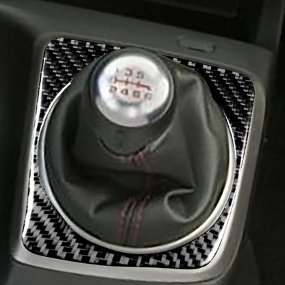 Car Carbon Fiber Manual Gear Decorative Sticker for Honda Civic 8th Generation 2006-2011, Left Drive, Manual Gear, Left Drive