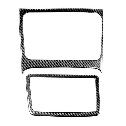 2 in 1 Car Carbon Fiber Storage Box Decorative Sticker for Honda Civic 8th Generation 2006-2011, Left Drive, Storage Box, Left Drive