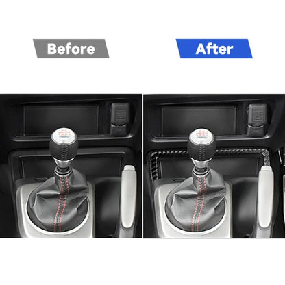 Car Carbon Fiber Small Storage Box Decorative Sticker for Honda Civic 8th Generation 2006-2011, Right Drive, Small Storage Box, Right Drive