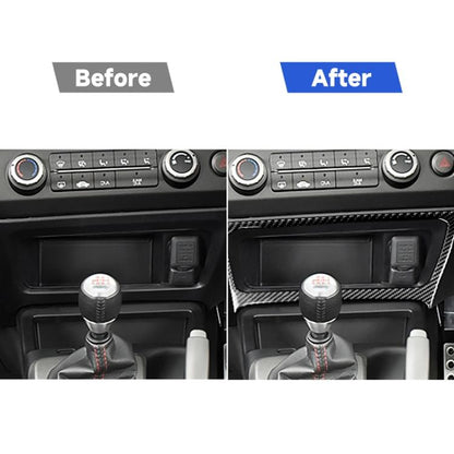 Car Carbon Fiber Big Storage Box Decorative Sticker for Honda Civic 8th Generation 2006-2011, Right Drive, Big Storage Box, Right Drive
