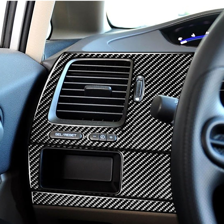 3 in 1 Car Carbon Fiber Driver Seat Left Side Panel Decorative Sticker for Honda Civic 8th Generation 2006-2011, Left Drive, Driver Seat Left Side Panel