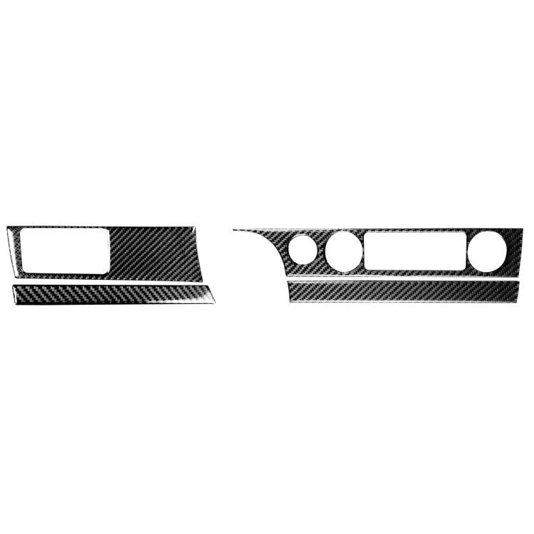 4 in 1 Car Carbon Fiber Air Conditioning Button + Headlight Switch Panel Decorative Sticker for Honda Civic 8th Generation 2006-2011, Left Drive, Air Conditioning Button + Headlight Switch Panel