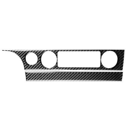 2 in 1 Car Carbon Fiber Air Conditioning Button Panel Decorative Sticker for Honda Civic 8th Generation 2006-2011, Left Drive, Air Conditioning Button Panel